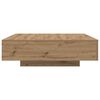vidaXL Table basse Ch&ecirc;ne artisanal 100 x 100 x 31 cm Bois d'ing&eacute;nierie