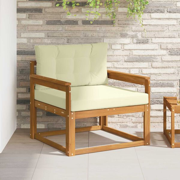 vidaXL Sofa de milieu ext&eacute;rieur Bois d'Acacia Massif Naturel
