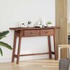 vidaXL Bureau Marron 110 x 30 x 79 cm Bois de Mahogany Massif