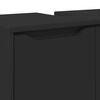 vidaXL Armoire de lavabo de salle de bain Noir 60 x 30 x 60 cm