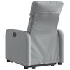 vidaXL Fauteuil inclinable Gris clair Tissu
