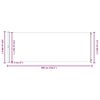 vidaXL Auvent lat&eacute;ral r&eacute;tractable de patio 220x600 cm Marron