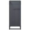 vidaXL Portant de bois chauffage anthracite 25x25x60 cm