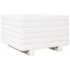 vidaXL Jardini&egrave;re blanc 40x40x26,5 cm bois de pin massif
