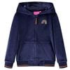 vidaXL Veste &agrave; capuche pour enfants bleu marine 92
