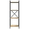 vidaXL &Eacute;tag&egrave;re Ch&ecirc;ne Sonoma 40 x 30 x 119 cm Bois d'ing&eacute;nierie