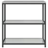 vidaXL Rangement de cuisine avec &eacute;tag&egrave;re Argent 90 x 50 x 92 cm Acier