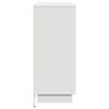 vidaXL Buffet LED Blanc 90 x 32 x 75 cm Bois d'ing&eacute;nierie