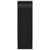 vidaXL &Eacute;tag&egrave;re Ch&ecirc;ne noir 52 x 25 x 71,5 cm Bois d'ing&eacute;nierie