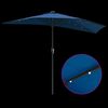 vidaXL Parasol de jardin Azur 294 x 150 x 224 cm Polyester et Acier