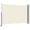 vidaXL Auvent lat&eacute;ral r&eacute;tractable de patio 160 x 300 cm Blanc cass&eacute;