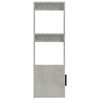 vidaXL Buffet Gris béton 80x30x90 cm Bois d'ingénierie