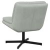 vidaXL Fauteuil relaxant pivotant Gris clair 63 x 75 x 76 cm Velours