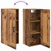 vidaXL Haut Armoire Bois Ancien 34,5 x 34 x 180 cm Bois d'ing&eacute;nierie