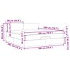 VidaXL Cadre de lit ottoman avec matelas gris clair 180x200 cm velours