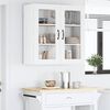 vidaXL Armoire de cuisine Blanc 80 x 31 x 80 cm Bois d'ing&eacute;nierie