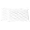 vidaXL Oreillers lot de 2 60x40x14 cm Mousse &agrave; m&eacute;moire de forme