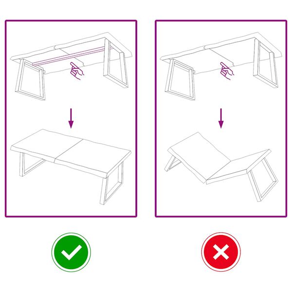 vidaXL Dessus de table bois massif non trait&eacute; bordure assortie