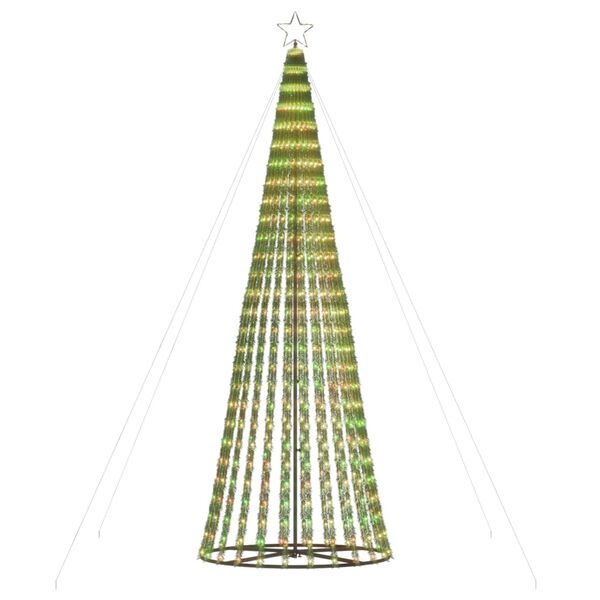 vidaXL Sapin de No&euml;l &agrave; LED 688 LED color&eacute;es 300 cm