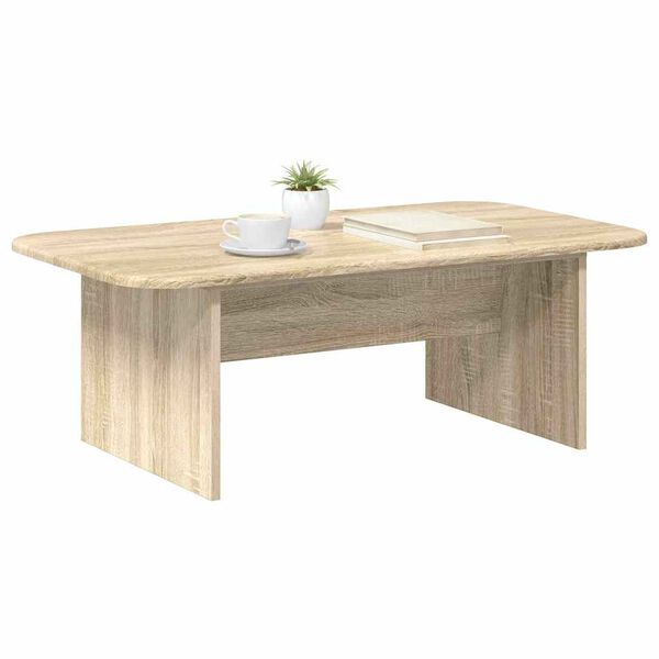 vidaXL Table basse Ch&ecirc;ne Sonoma 93 x 53 x 33 cm Bois d'ing&eacute;nierie