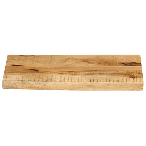 vidaXL Dessus de table 50x20x2,5 cm bord vif bois massif manguier brut