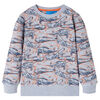 Sweatshirt pour enfants gris mélange 116