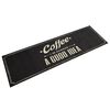 vidaXL Tapis de cuisine lavable texte Coffee 45x150 cm velours