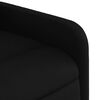 vidaXL Fauteuil inclinable de massage en tissu noir