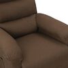 vidaXL Fauteuil Marron Tissu