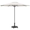 vidaXL Pied de parasol Art d&eacute;co Noir &Oslash; 45 x 39,5 cm Fer