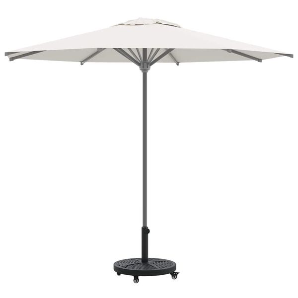vidaXL Pied de parasol Art d&eacute;co Noir &Oslash; 45 x 39,5 cm Fer