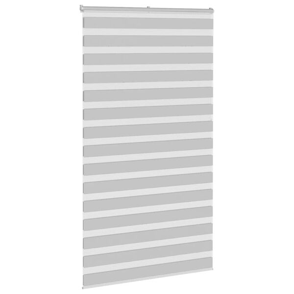 vidaXL Store z&egrave;bre gris clair largeur du tissu 130,9 cm polyester