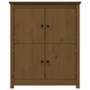 vidaXL Buffet Marron miel 83x41,5x100 cm Bois massif de pin