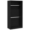 vidaXL Armoire Ch&ecirc;ne noir 100 x 50 x 200 cm Bois d'ing&eacute;nierie