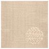 vidaXL Tapis ZIZUR beige 200x200 cm aspect de jute int&eacute;rieur ext&eacute;rieur