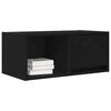 vidaXL Meubles TV 2 pcs ch&ecirc;ne noir 60x31x25,5 cm bois d'ing&eacute;nierie