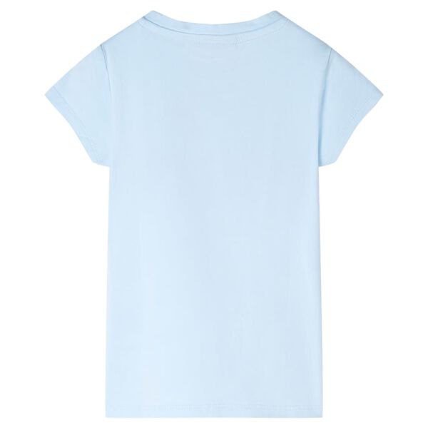 T-shirt pour enfants bleu doux 140