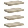 vidaXL Étagères murales flottantes 4 pcs chêne 40x23x3,8 cm MDF