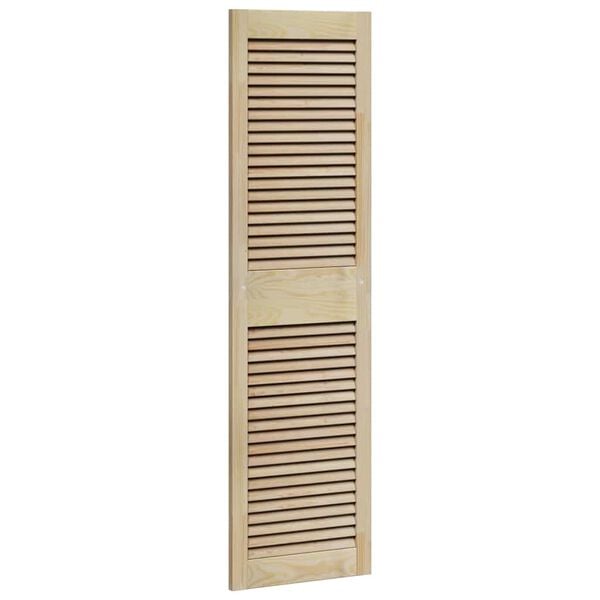 vidaXL Porte de Cabinet avec porte 2 pcs Naturel 140,5 x 2,1 x 39,5 cm