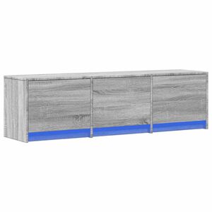 vidaXL Meuble TV Gris Sonoma 140 x 34 x 40 cm Bois d'ing&eacute;nierie