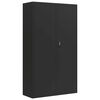 vidaXL Classeur noir 105x40x180 cm acier