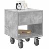 vidaXL Table de chevet 2 pcs Gris b&eacute;ton 40,5 x 40 x 48 cm