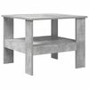 vidaXL Table basse Gris b&eacute;ton 57 x 55 x 45 cm Bois d'ing&eacute;nierie