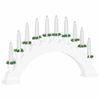 vidaXL Arche de Bougies de No&euml;l avec 10 Bougies LED Blanc