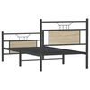 vidaXL Cadre de lit sans matelas chêne sonoma 75x190 cm