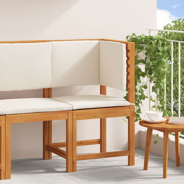 vidaXL Chaise de jardin Marron 50 x 50 x 91cm Bois d'acacia massif