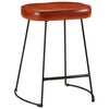 vidaXL Tabourets de bar lot de 2 marron fonc&eacute; 40x29,5x53 cm
