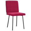 vidaXL Chaises à manger lot de 2 Rouge bordeaux Velours