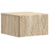 vidaXL Table d'appoint murale Ch&ecirc;ne Sonoma 34,5 x 33 x 20 cm