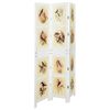 vidaXL Panneau Romdivider Blanc 106 x 165 cm MDF